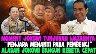 JOKOWI FINALLY SHOWS HIS DIPLOMA!! JOKOWI'S SURPRISING RESPONSE TO HIGH-FAST TRAIN
