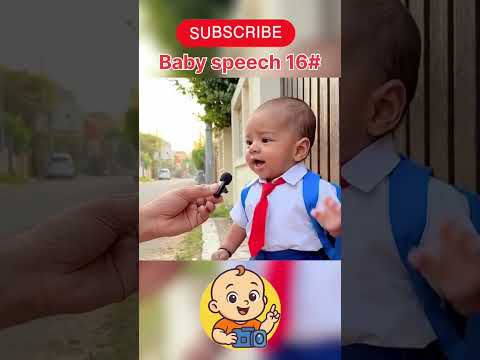 Baby’s Speech 16#😂👌#babytalk #babycomedy #funnybaby #tamilshorts #viral#ai#aibaby