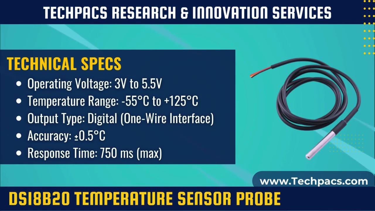 DS18B20 Temperature Sensor Probe Detailed Description,Applications and Technical Specifications