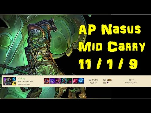Mid Carry AP Nasus vs Cho'gath
