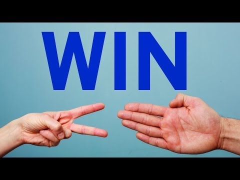 【剪刀、石頭、布 - 教你怎麼贏】How To Win At Rock Paper Scissors