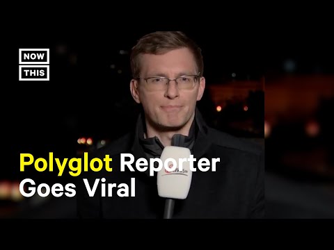 Reporter Broadcasts from Ukraine in 6 Languages