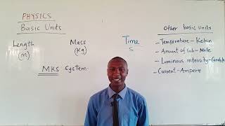 PHYSICS BASIC UNITS THE MKS SYSTEM OF UNIT