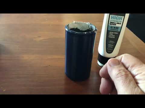 Replacing missing plaster in a blue Amberol cylinder record