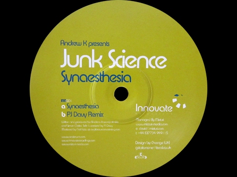 Andrew K Pres. Junk Science ‎– Synaesthesia (PJ Davy Remix)