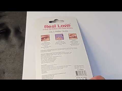 COLA DE CÍLIOS POSTIÇOS PRETA 7ML REAL LOVE