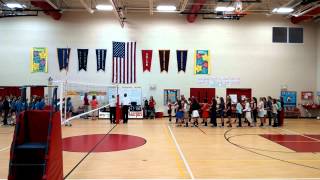 preview picture of video 'National Anthem at Orion Middle School - Adeline Higdon'