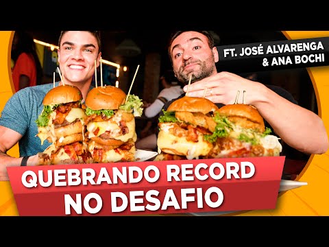 QUEBRANDO RECORDE NO DESAFIO!! [Feat. José Alvarenga & Ana Bochi]