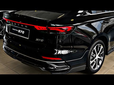 The New Proton S70 1.5T Flagship Quartz Black Color (2024) | Best Sedan ! walkaround in 4k