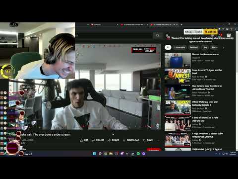 xQc Reacts To Trainwrecks Getting Stunlocked