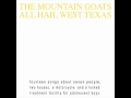 The Mountain Goats - Absolute Lithops Effect 