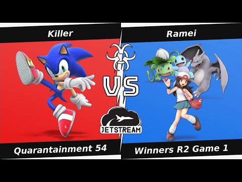 Quarantainment 54 Winners R2 Game 1 - Killer (Sonic) Vs. Ramei (PKM Trainer) Smash Ultimate - SSBU