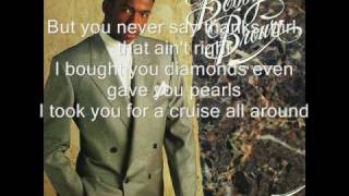 bobby brown - don't be cruel w/lyrics