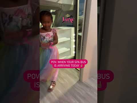 Spa Party Bus | Luxe Gather #shorts