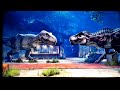 Rexy vs Tarbosaurus Jurassic World Camp cretaceous hidden adventure