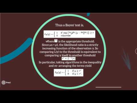 Bayes' Detection — Audio Slide Presentation