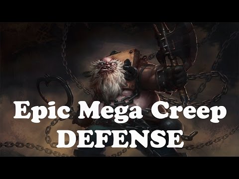 Epic Mega Creeps Defense Dota 2 Game: BACKDOOR IS REAL