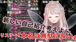 【悲報】エルフのえる、本名が "無駄に" 長い...