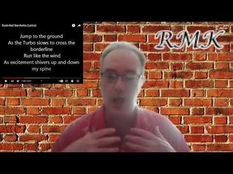 COOL CAR! FIRST TIME HEARING RUSH - RED BARCHETTA - REACTION