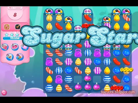 Candy Crush Saga Level 9896 (Sugar stars, No boosters)