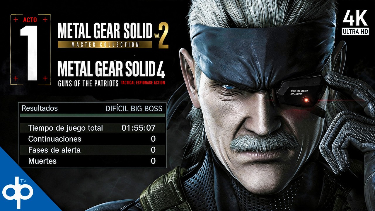 METAL GEAR SOLID 4 PS5 Acto 1 Completo | Gameplay Español 4K 60FPS | Master Collection Vol. 2