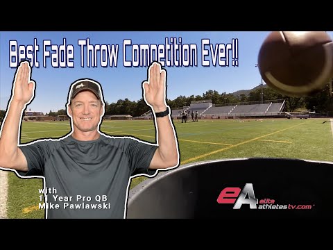 The Best Quarterback Training Drill Ever For Throwing the Fade