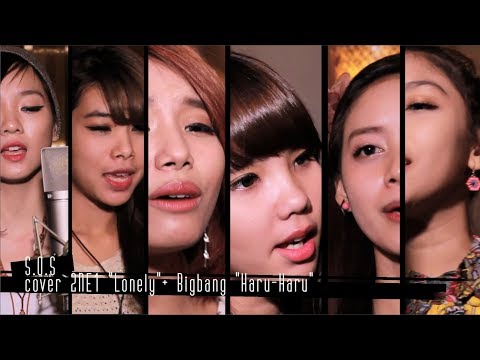 2NE1 Lonely + BIGBANG Haru Haru cover by S.O.S ​​​| Beautiful Sexy Girl band