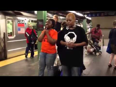 Beautiful Gospel Singing In The Subway