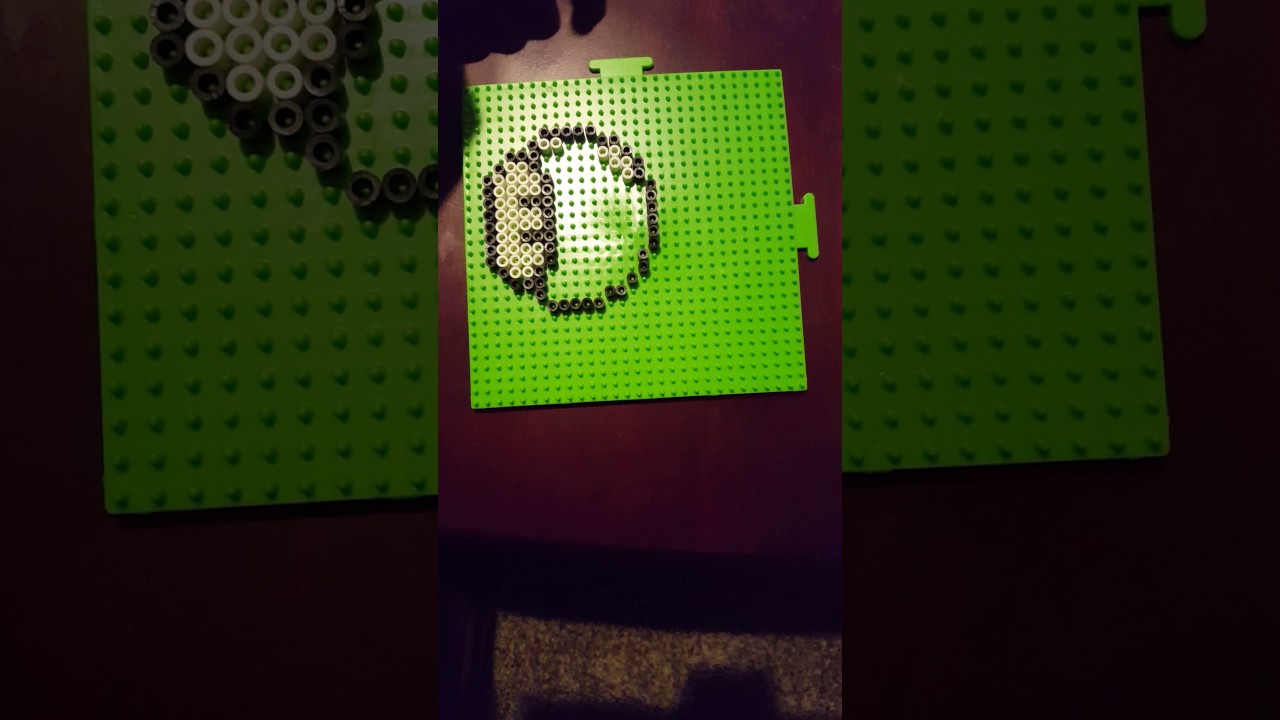 Perler bead tutorial mushroom from mario