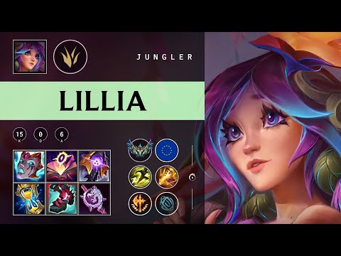 Lillia Jungle vs Rek'Sai - EUW Challenger Patch 25.24