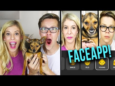 FACEAPP CHALLENGE WITH REBECCA ZAMOLO & DOG! (DAY 120) comp Video
