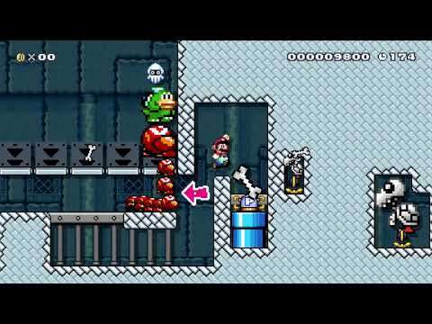 The Spike Castle by «Denial» ~ World Record! - Super Mario Maker 2 - No Commentary 1ca