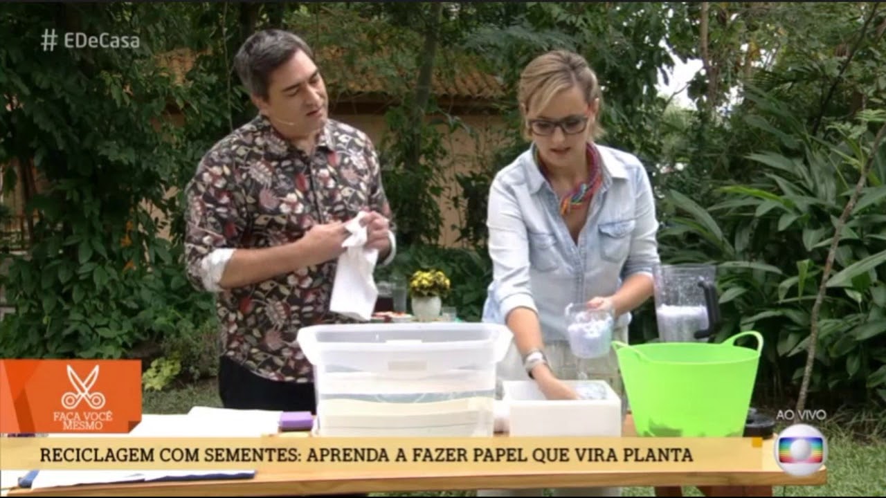 PAPEL RECICLADO  &  Lu Gastal no É de Casa