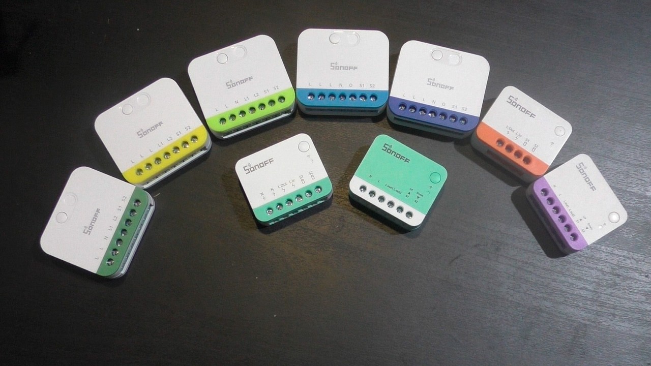 Smart relays for wall boxes from Sonoff