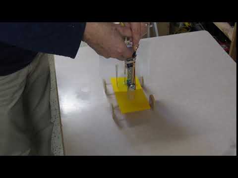 push sail car with fan