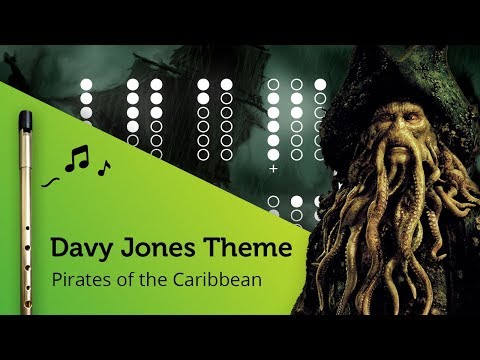 Davy Jones Theme (Pirates of the Caribbean) on Low / Tin Whistle D