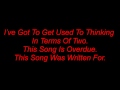 These Hearts - Thinking In Terms Of Two w/Lyrics ...