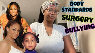 Raven Symone: FATHER made her get LIPO &amp; BOOB Surgery BEFORE she was 18, Body Standards, Bullying.