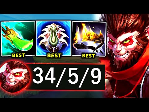 WUKONG TOP IS PERFECT TO 1V9 & CARRY A LOST GAME! (STRONG) - 2025 Wukong TOP Gameplay Guide