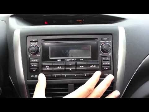 YouTube video about: How to reset subaru radio?
