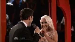 Christina Aguilera and Chris Mann: &quot;The Prayer Live&quot;