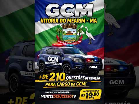 VITÓRIA DO MEARIM - MA | REVISÃO POR QUESTÕES | PDF COM 210 QUESTÕES