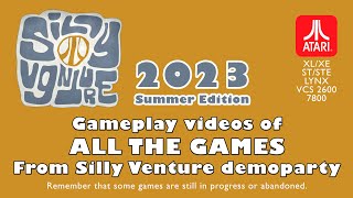 Gameplay videos of all games from Silly Venture 2023 Summer Edition