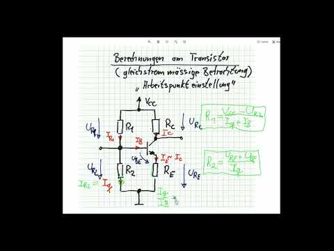 Transistor Basisspannungsteiler