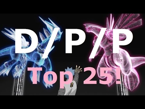 Top 25 Themes of Pokemon D/P/P: Diamond, Pearl & Platinum