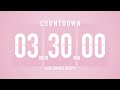 3 Hour 30 Minute Countdown Timer Flip Clock With Simple Beeps