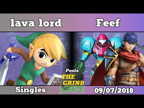 The Grind 42 lava lord (Toon Link) vs Feef (Ike, Samus) Pool C3