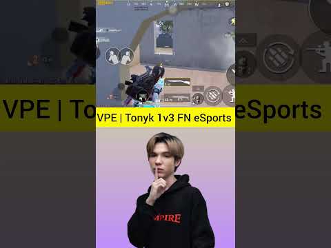 VPE | Tonyk 1v3 FN eSports (South Korean Pubg Team) | #pubgmobile #1v4 #pubg #bgmi #pubgm #gaming