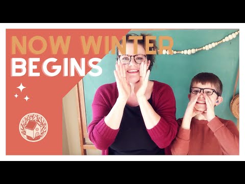 Winter Begins Hand Rhyme - THNS: Winter, Week 3: Winter Equinox