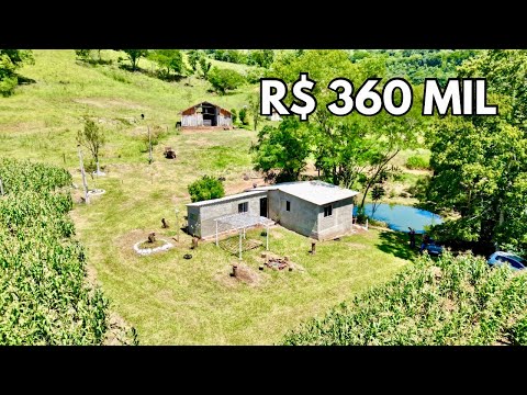 CHÁCARA À VENDA EM SANTA CATARINA 5.6 HECTARES RIO FRUTAS ÁGUA NATUREZA R$360MIL